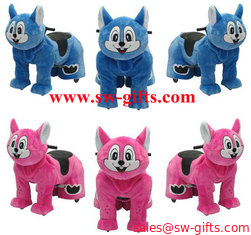 China Walking animal electric plush battery toy to ride ride on horse High Quality supplier