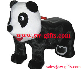 China Coin operated animal baby rides motorized plush riding animals supplier