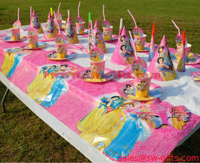 China Princess Snow white Cinderella Kids Birthday Party Decoration Set Party Supplies Baby Birthday Pack event party supplies supplier