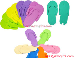 China Disposable Foam Slippers High Quality Foam Pedicure Slippper for Salon Spa Pedicure Flip Flop Tools supplier