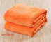 Flannel air/sofa/bedding Solid Color Blanket Throw and Double Faced Travel Flannel Blanket supplier