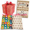 Gift Wrapping Paper Roll with gold paper sheet for Christmas Gift boxes Show Boxes supplier
