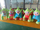 China supplier electrical coin operated battery plush walking animal ride for mall with CE supplier