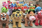 CE hot sale battery operated motorized plush riding animals,panda electric scooter supplier