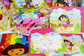 Kids girls Birthday Party Decoration carton Set Dora Theme Party Supplies Baby Birthday Party celebration supplier