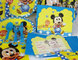 Baby Mickey theme Baby birthday party set plate cup&amp;napkin tablecloth favor gift for Kids Event Party Supplies supplier