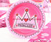 Princess Crown Theme cup plate horn knife napkin tblecover for Kids Birthday Party Supplies set 6people use supplier