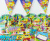 SpongeBob theme party set kids birthday party suppliers child Decoration evening party set celebration decoration supplier