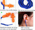 Soft Silicone Corded Ear Plugs ears Protector Reusable Hearing Protection Noise Reduction Earplugs Earmuff supplier