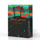 full color printed ivory board classic gift paper bag custom design available