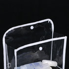 transparent PVC travelling toiletry hand bags waterproof women cosmetics bags