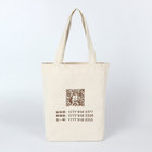 gusseted bottom design cotton handbags cheap promotional canvas bags with logo pattern