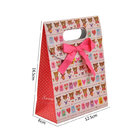 cute design kids paper candy packaging with die cut handle custom printed paper present bag