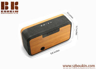 Portable Bluetooth Wood Wireless Speaker Natural Bamboo Handcrafted Retro Design For Travel Home Beach Bathroom Outdoors
