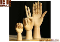 free 3d colorful wooden manikin hands model for glove/jewelry display