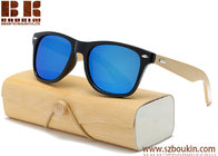 Wood Sunglasses Men women square bamboo Women for men women Mirror Sun Glasses 2017 Handmade with case