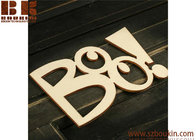 Unfinished Wood Laser Cut "Boo!" Cutout Wood Cutout Halloween craft and decorations