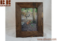 Kona Dark Brown / Picture Frame / wood frame / Rustic frame / Pick stain color / 4x6 frame, 5x7 frame, 8x10 frame