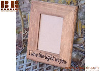 Wooden Frame - Picture Frame - Customized Rustic Wooden Frame - Wedding Gift - Personalized Gift - Engraved Picture Fram