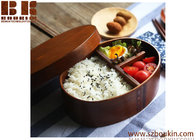 Japanese Bento Box Wooden Lunch Box Set + Chopsticks+Spoon+Box Belt+Wrapping Bag Included 2 Colors