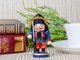 Wooden 10cm Hand hanging Painted The Nutcracker Traditional Christmas Gift Nutcracker supplier