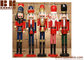 nutcracker 25cm for Christmas decorations outdoor nutcracker Wooden handmade craft nutcracker toy for chi supplier