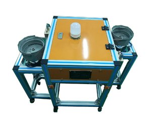 China Bulb Production Assembly Line B22 Bulb Cap Crimping Riveting Testing Machine supplier