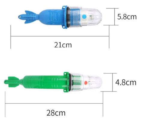 Flashing Led Green Fishing Net Light For Night Fish Fish Attraction Light supplier