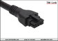 Molex 4.2mm pitch 10 poles overmolded cable assemby with black PVC Jacket supplier