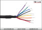 RS232 DB9 D-Sub 9pin female black PVC industrial data cable assembly supplier