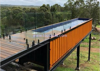 Topshaw Hot sale Prefabricated Swimming Container Pool 20ft 40ft Container Pool