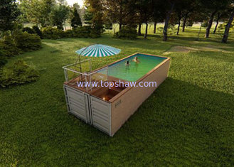 Topshaw 2020 Luxury Design 20ft Prefab Container Pool Buy Shipping Container Swimming Pool