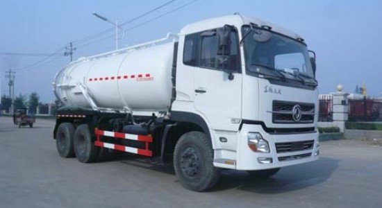 China Dongfeng Sewage Suction Truck 18000L vacuum sewage suction tanker truck supplier
