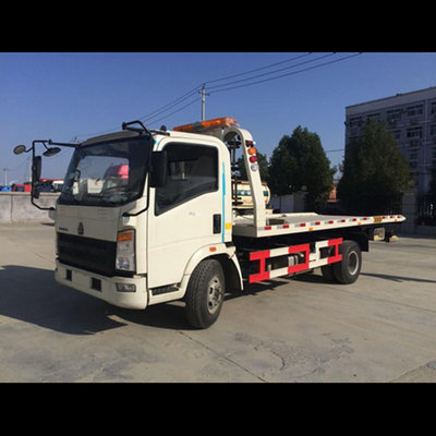 China Car Carrier Flatbed Tow Truck Wrecker Truck Road Towing Truck 2 Persons' Seat supplier