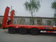 Heavy Duty 3 Axles Low Bed Semi Trailer For Tracked Vehicles Customized supplier