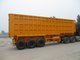 2 / 3 Axles 60T Playload Semi Dump Trailer Truck For Transport Coal Colorful supplier