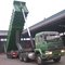 Diesel Rear End Dump Truck Trailer 3 Axles With Leaf Spring Suspension supplier