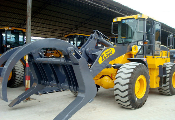 Anti Dust Structure Mini Compact Wheel Loader With 5000kg Load Long Wheelbase supplier