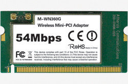 China WiFi Module 54M Wireless Mini-PCI Adapter HR-MG161 supplier