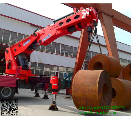 Custermizing Truck loading crane 180ton folding type crane on truck  SQ3600Z ale price  WhatsApp:8615271357675