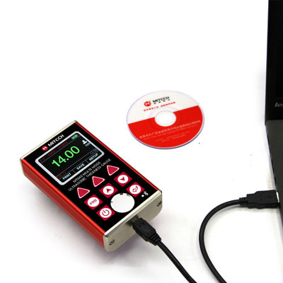 Extruded Aluminum Body Ultrasonic Thickness Tester Equiped With Bluetooth Printer MT660