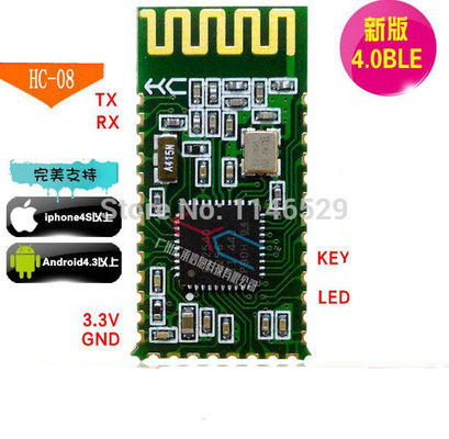 China HC-08 Bluetooth serial module, Bluetooth 4.0 BLE, low power cc2540, cc2541 supplier