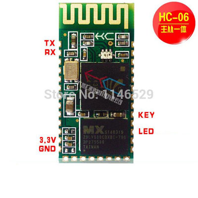 China HC-06 Bluetooth serial module ,connected microcontroller 51 CSR wireless passthrough modul supplier
