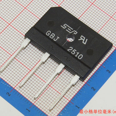China 25A 1000V diode bridge rectifier gbj2510 supplier
