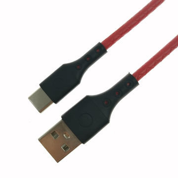 Red TPE Type C USB Data Cable USB Charging Cable For Computer, Mobile Phone,Tablet, Power Bank