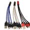 New Style 3 In 1 Fabric Braided 3A Fast Charging USB Data Cable USB Charging Cable For Computer, Mobile Phone,Computer