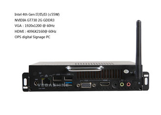 China Discrete graphics card Mini Barebone PC Support LGA1150 Intel Core I7 / I5 / I3 supplier
