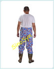 FQWY1901 Camouflage PVC Skidproof Underwater Outdoor Fishing Pants with Rain Boots