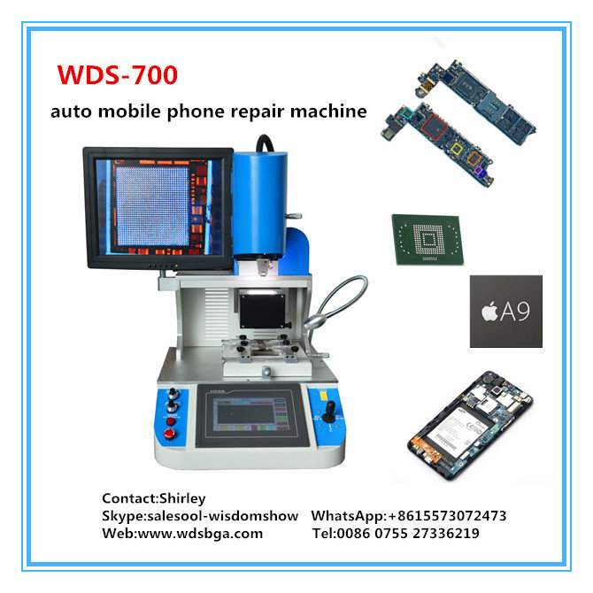 Professional iphone samsung repair machine WDS-700 mobile phone bga hot air rework station
