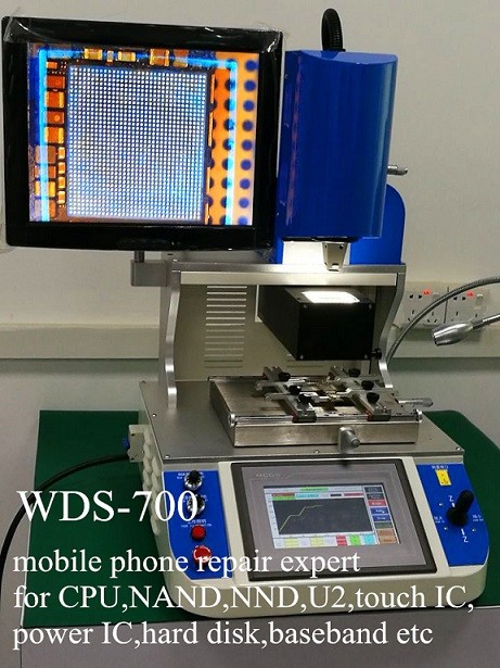 Hot selling WDS-700 automatic motherboard chip repairing machine BGA rework station with free training
